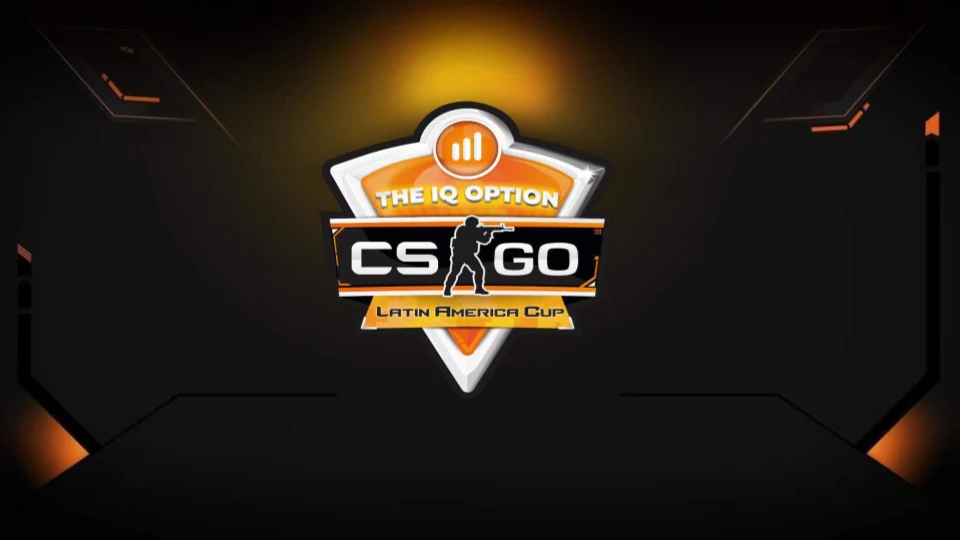Peças de redes sociais do campeonato IQ Option CS:GO Latin America Cup