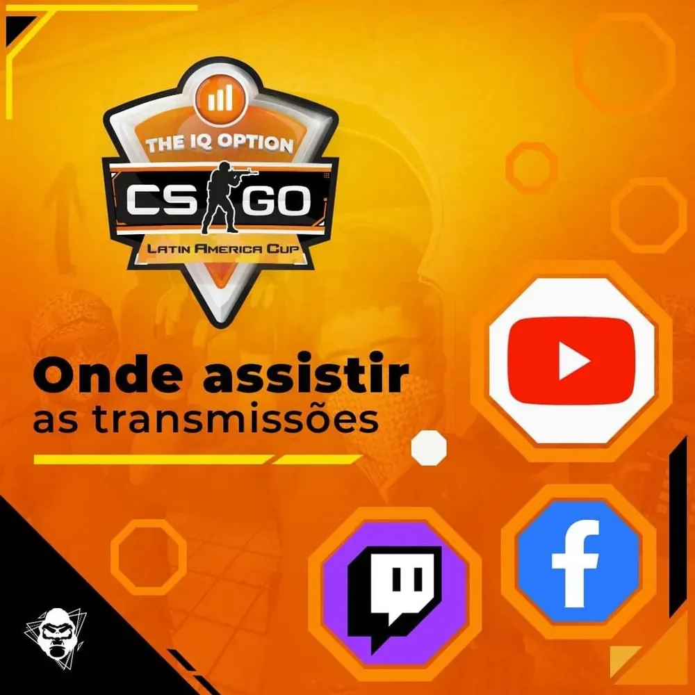 Post informando os canais de transmissão do campeonato